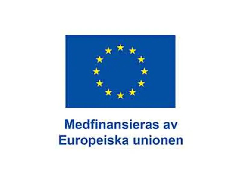 EU-logo med text "Medfinansieras av Europeiska unionen"