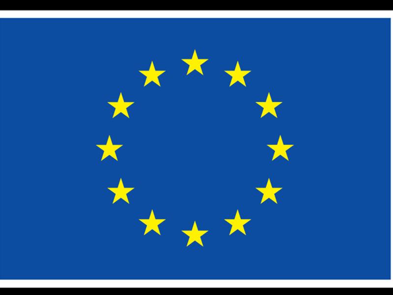 Co-funded by the European Union. Logotype with text.