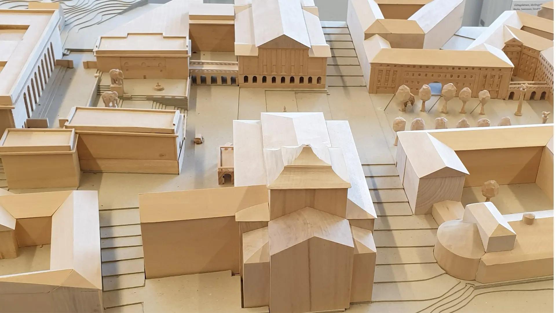model of a miniture city 