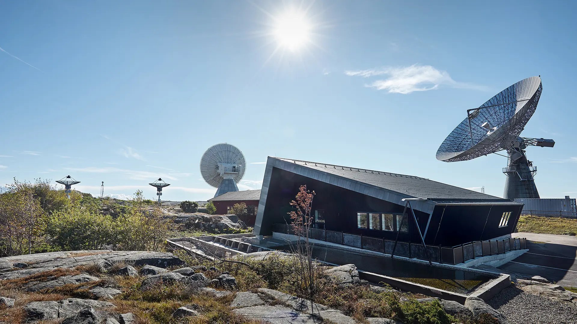 Nytt besökscentrum vid Onsala rymdobservatorium (Foto: Chalmers/Anna-Lena Lundqvist)