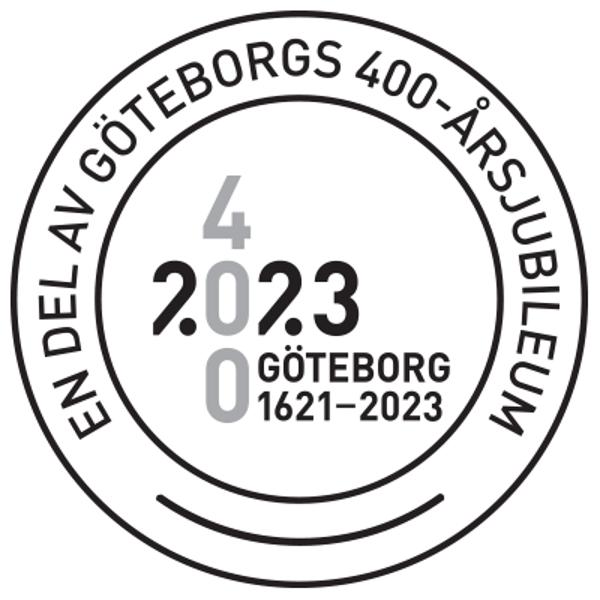 Stämpel för Göteborgs 400årsjubileum