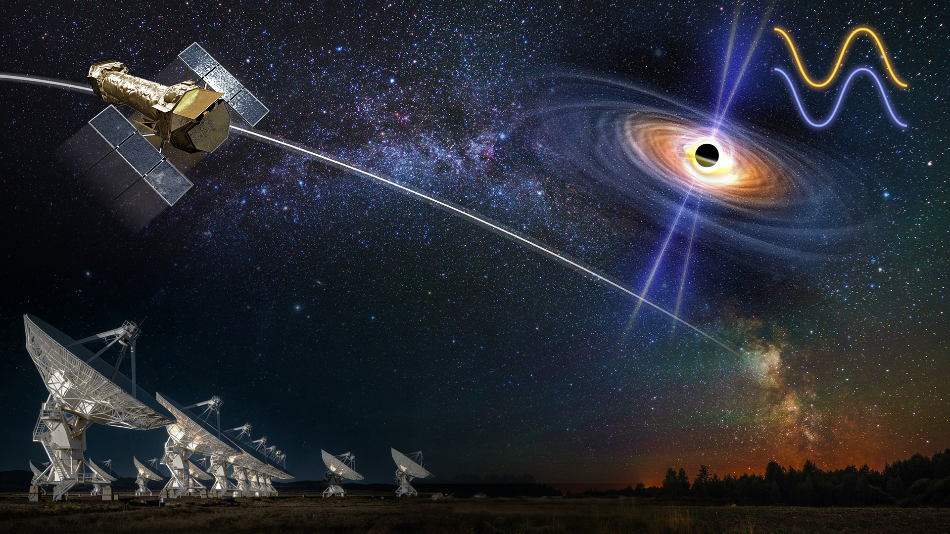 Black hole system caught wobbling as it devours a star | Chalmers